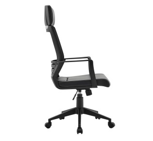 BF2500 Manager Armchair Black Mesh-Pu