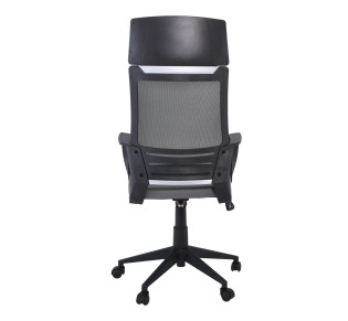 BF2500 Manager Armchair / Black Mesh - Grey PU