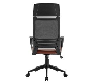BF2500 Manager Armchair Black Mesh-Brown Pu