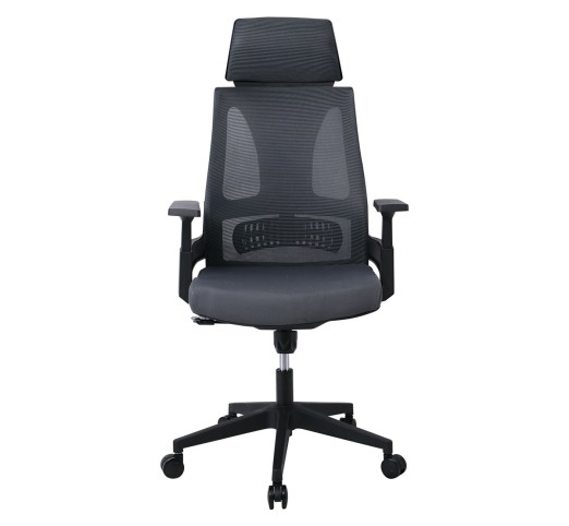 BF8750 Manager Armchair Grey Mesh/Fabric