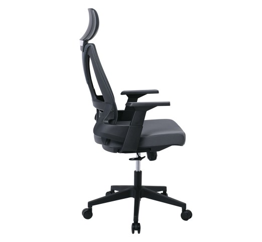 BF8750 Manager Armchair Grey Mesh/Fabric