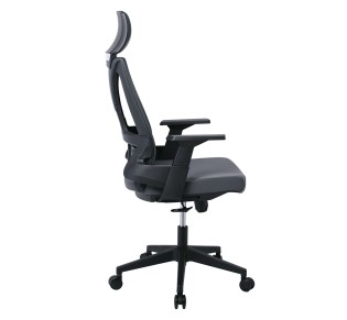 BF8750 Manager Armchair Grey Mesh/Fabric