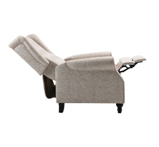 CHESTER Relax Armchair Antique Ecru Fabric