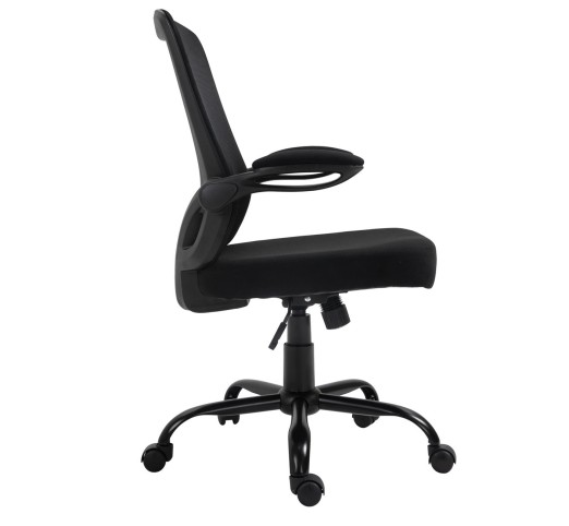 BF2930W Office Armchair Black Mesh/Fabric