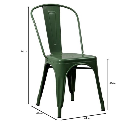 RELIX Chair Metal Green