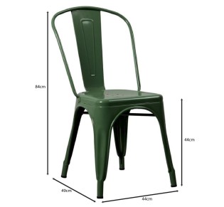 RELIX Chair Metal Green