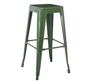 RELIX Bar Stool Green Metal 2