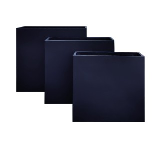 FLOWER POT-13 Set 3 τεμαχίων Απόχρωση Black 2