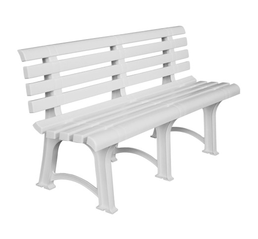 ATENA Garden Bench / PP White