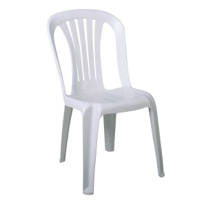 IRIDE Stackable Chair PP White