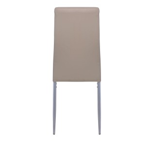 JETTA Chair Full K/D Cappuccino Pvc (Grey paint)