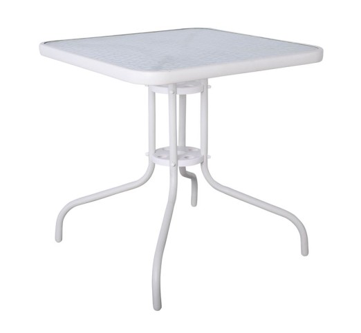 BALENO Table 70x70cm Metal White