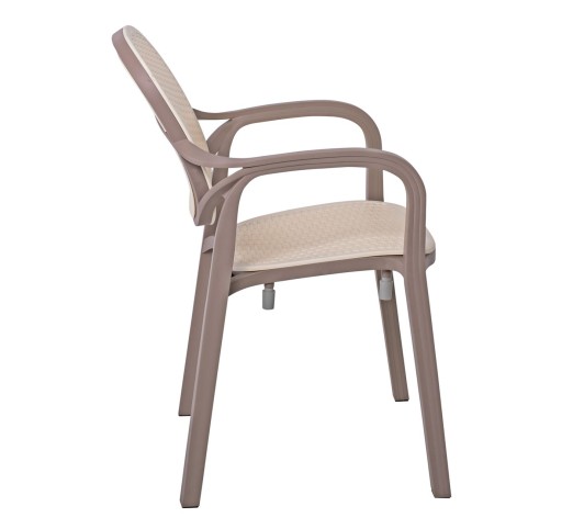 LUNA Armchair PP Cappuccino/Beige