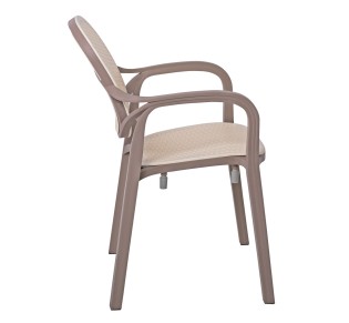 LUNA Armchair PP Cappuccino/Beige