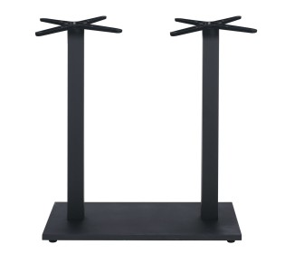 PRATO-W Βάση Τραπεζιού BAR 70x40cm H.108cm Μέταλλο Βαφή Μαύρο / 18,50Kg 2