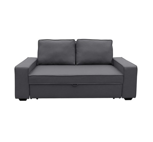 ALISON Sofa - Bed / PU - Nabuk Grey