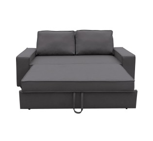 ALISON Sofa - Bed / PU - Nabuk Grey