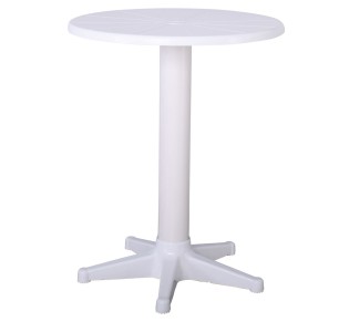 GAZ Table Ø60cm White PP