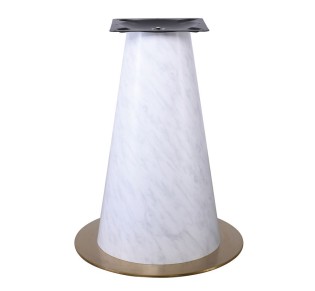 SCOTT βάση τραπεζιού Gold Inox 201 / 20,60 Kg / Κολώνα απόχρωση Μάρμαρο