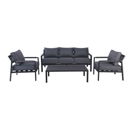 RIVIERA Set 4pcs / ALU - Anthracite