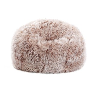 BICO LUXURY Bean Bag, Sand Color Artificial Fur ( removable cover ) 2