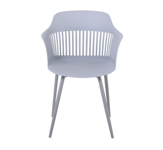 LOUISE Armchair Metal Grey / PP-UV Grey