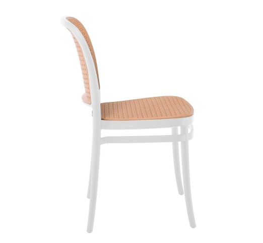 FLORENCE Stackable Chair / PP White - Beige
