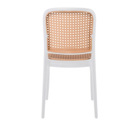 FLORENCE Stackable Chair / PP White - Beige
