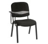 SIGMA Chair-Desk / Black Metal Frame - Black Fabric