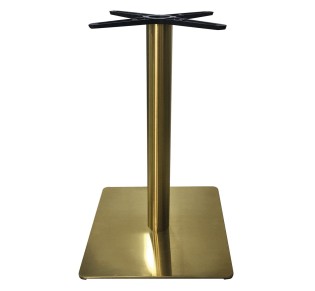WILSON βάση τραπεζιού 45x45/H72cm Gold Inox 201 / 14,4kg