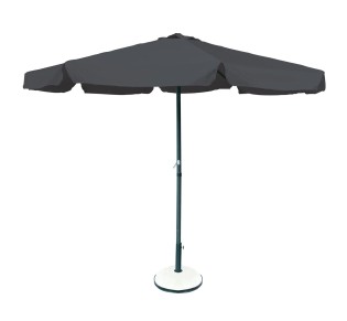 UMBRELLA Ø200cm ALU / Anthracite - Fabric Grey 2