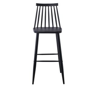 LAVIDA Bar Stool / Metal & PP Black Colour