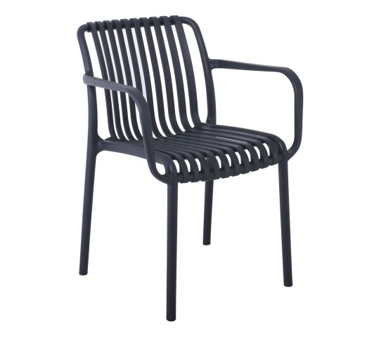 MODA Armchair-Pro - Stackable / PP - UV Anthracite