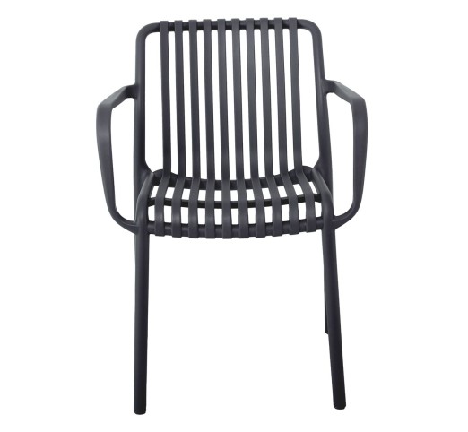 MODA Armchair-Pro - Stackable / PP - UV Anthracite