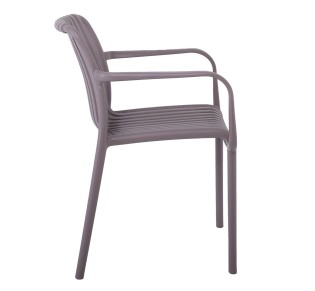MODA Armchair-Pro - Stackable / PP - UV Mocha