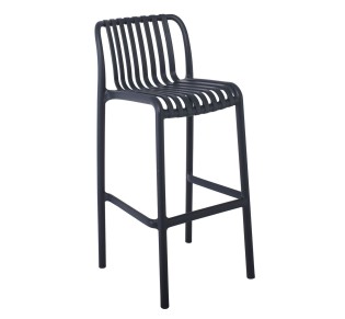 MODA Bar Stool-Pro - Stackable / PP - UV Anthracite 2
