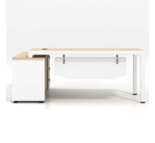 THESIS Reversible Desk 180x160cm / Beech - White
