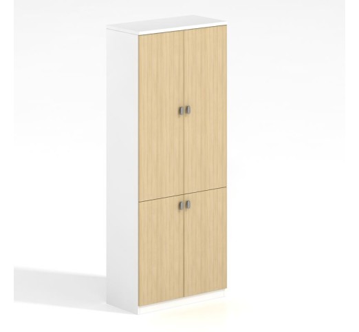 THESIS Cabinet 80x40x200cm / Beech - White