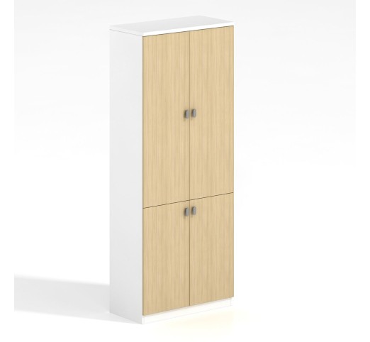 THESIS Cabinet 80x40x200cm / Beech - White