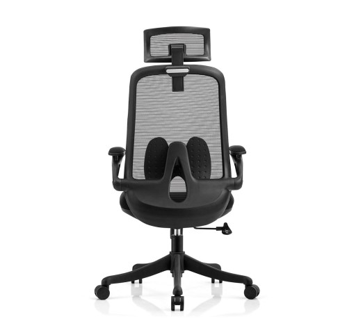 BF3950 Manager Armchair Grey Mesh/Black Fabric