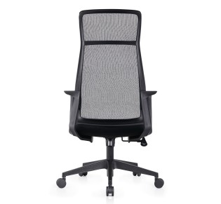 BF2990 Manager Armchair Grey Mesh/Black Fabric