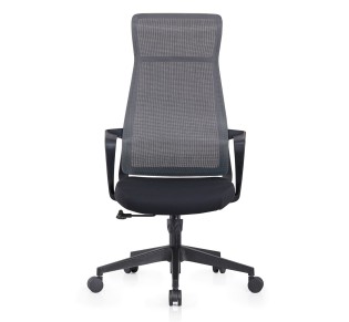 BF2990 Manager Armchair Grey Mesh/Black Fabric