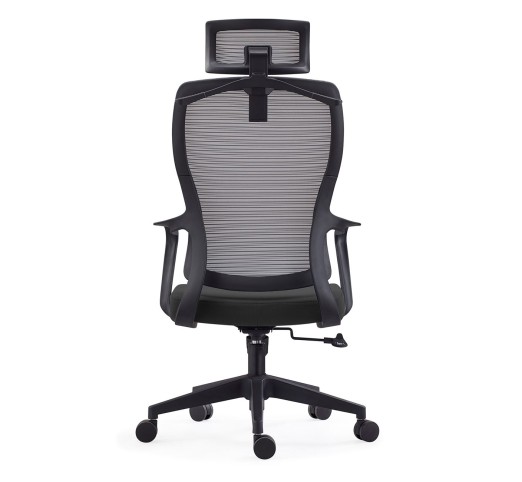 BF3850 Manager Armchair Grey Mesh/Black Fabric
