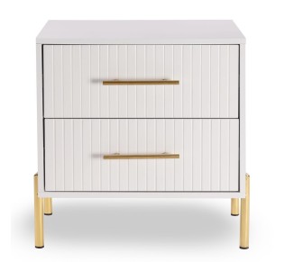 FINO Κομοδίνο με 2 Συρτάρια 58x43xH58cm / Άσπρο