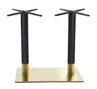 RIVA 70x40cm Base / 201 Gold Inox - Black