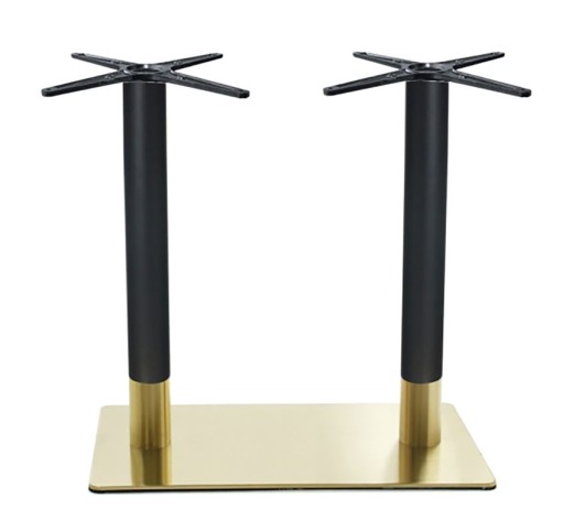 RIVA 70x40cm Base / 201 Gold Inox - Black