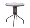 BALENO Table Ø70cm Metal Brown