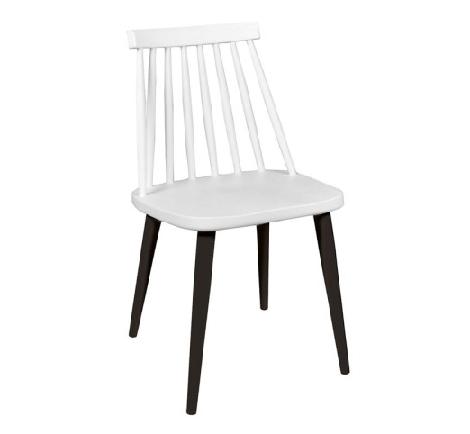 LAVIDA Chair Metal Black/PP White