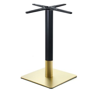 RIVA Βάση Τραπεζιού 45x45cm Gold Inox 201 - Black 14,5kg