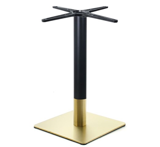RIVA 45x45cm BAR Base 201 Gold Inox/Black